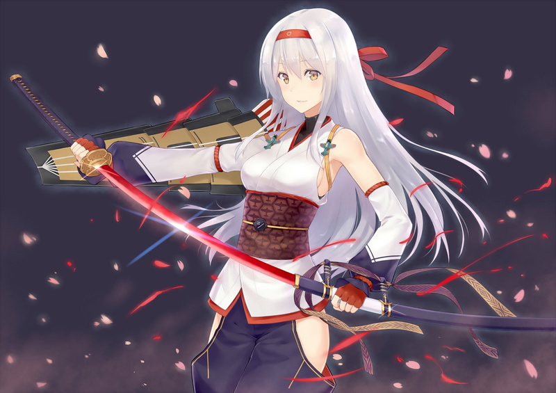 Anime, 1080P, Crossover, Kantai Collection, Shoukaku (Kancolle), Fate/Grand Order, Tomoe Gozen (Fate/Grand Order)