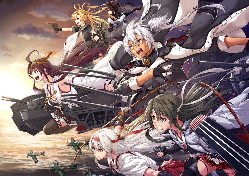Zuikaku (Kancolle), Abukuma (Kancolle), 1080P, Anime, Shoukaku (Kancolle), Musashi (Kancolle), Hatsuzuki (Kancolle), Kongou (Kancolle), Kantai Collection