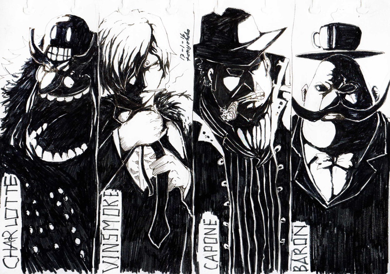 Sanji (One Piece), Charlotte Linlin, 1080P, Capone Bege, Baron Tamago, One Piece