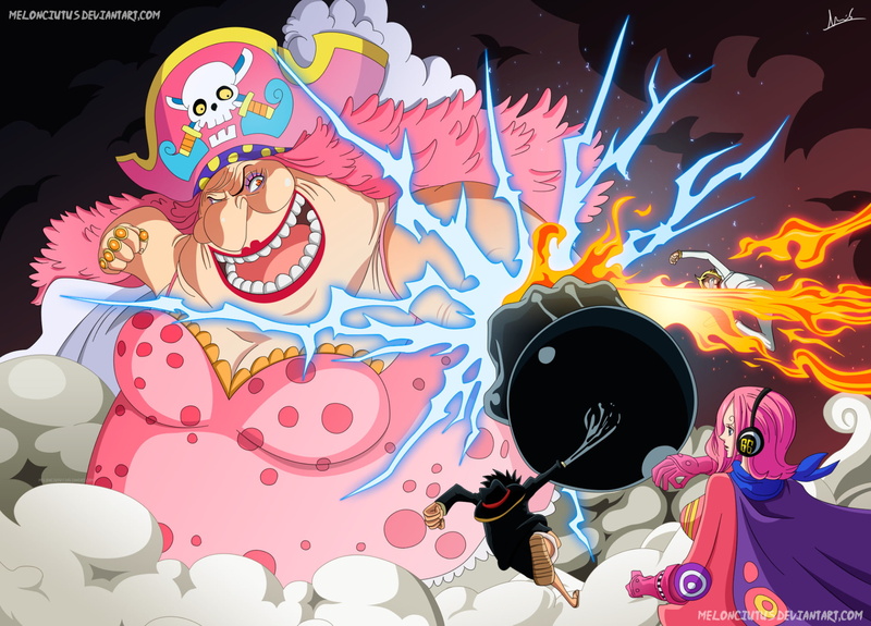 Anime, 1080P, Reiju Vinsmoke, Sanji (One Piece), Charlotte Linlin, Monkey D. Luffy, One Piece