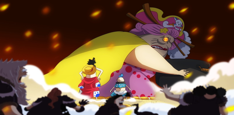 One Piece, Hyogoro (One Piece), Monkey D. Luffy, Charlotte Linlin, 2K
