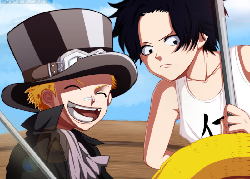 Portgas D. Ace, One Piece, Anime, 1080P, Sabo (One Piece)