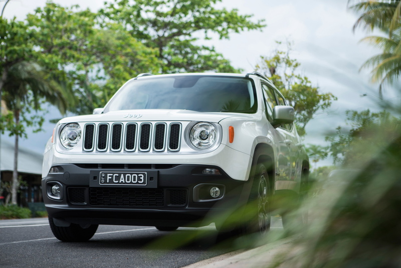 SUV, Jeep Renegade Limited, 4K, white