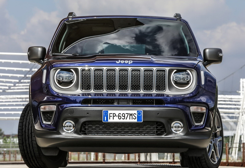 outdoors, silver colored, land vehicle, blue, cloud - sky, mode of transportation, jeep, grid, front view, retro styled, metal, no people, transportation