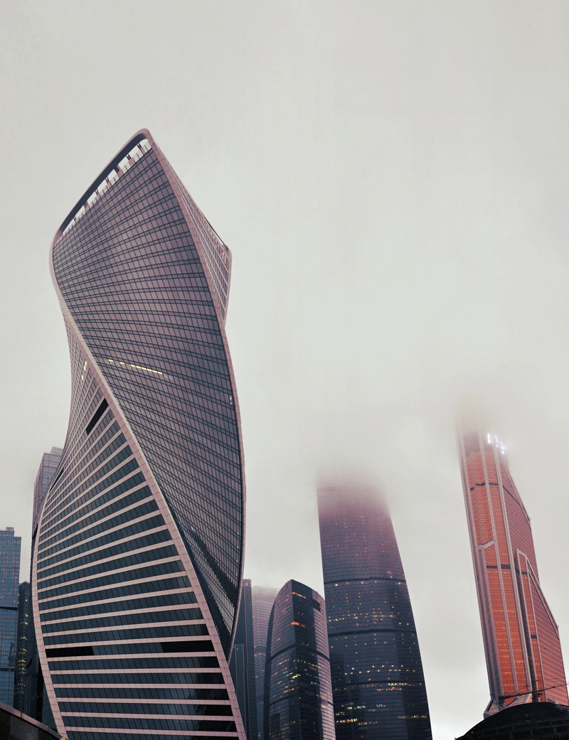 towers, cityscape, building exterior, rise, no people, perspective, gloomy, skyscraper, building, high, 4K, office building exterior, nature, day, photo