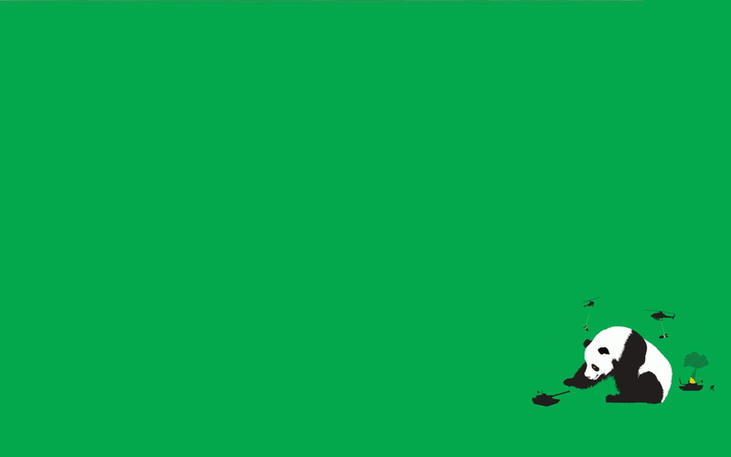 panda bears, bears, fun, panda, threadless, 1080P, hd, x, minimalistic, art, animals