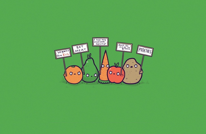 Orange (fruit), signs, Green, Carrots, 1080P, minimalism, threadless, Potatoes, Simple, veganism, Apples