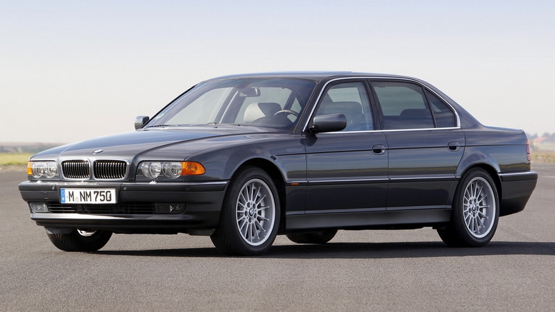 BMW 7 Series, Car, Black Car, Luxury Car, Sedan, 1080P, BMW 750iL, Old Car, Full-Size Car, BMW