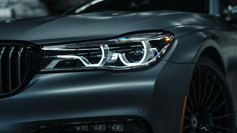 7-Series, 2018, BMW, Alpina, headlight, 4K, Alpina B7, Bi-Turbo, Exclusive Edition