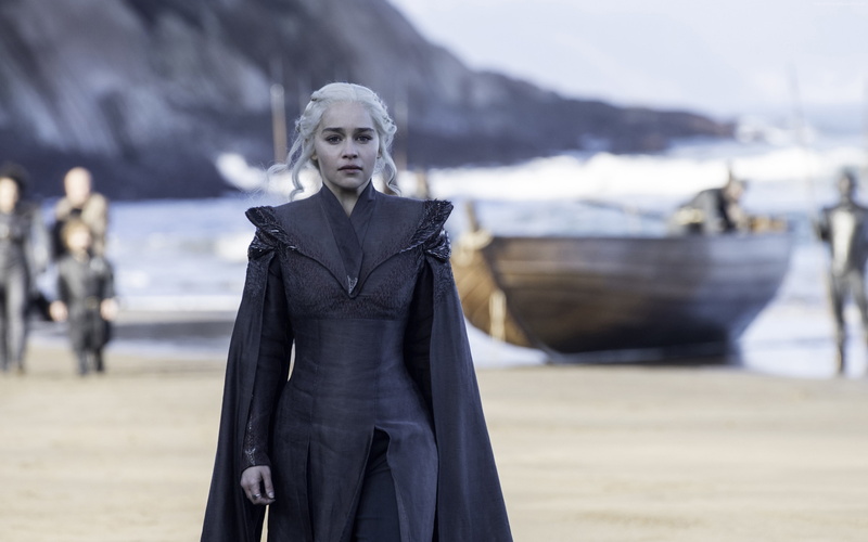 Emilia Clarke, 4K, 4K, Daenerys Targaryen, TV Series, Game of Thrones Season 7