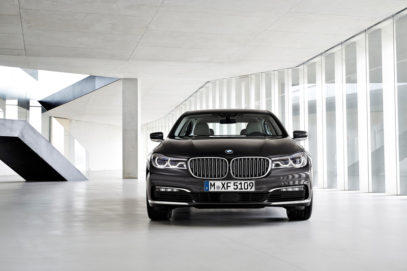 black, BMW 7-series, 4K, Frankfurt 2015