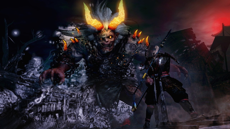 firework, Nioh, feather, event, celebration, costume, arts culture and entertainment, Video Game, 1080P, illuminated, outdoors, demon - fictional character