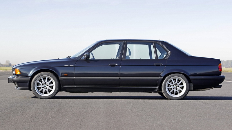Car, BMW, BMW 7 Series, Full-Size Car, Sedan, 1080P, Old Car, Luxury Car, BMW 750iL, Black Car