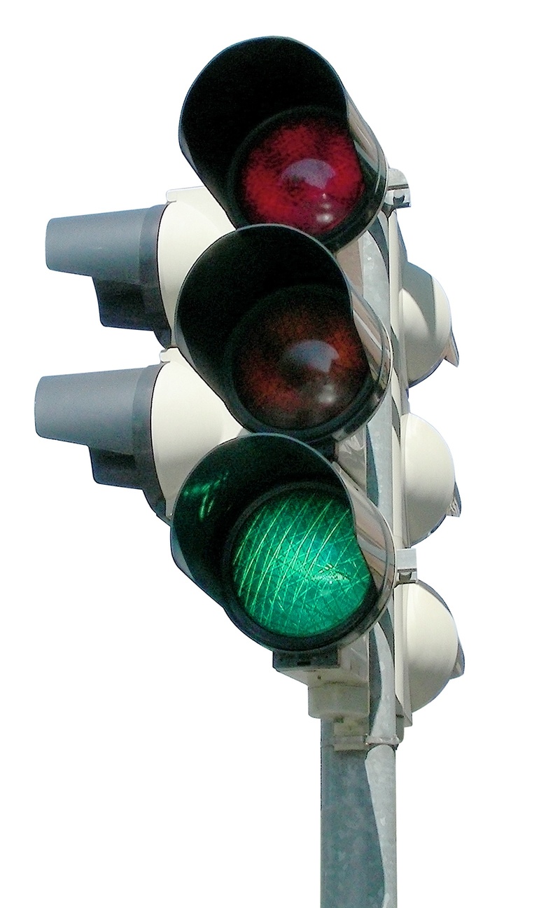 traffic, lights, 2K, illuminated, beacon, guidance, close-up, transportation, street, traffic lights, sky, road, white background, communication, technology