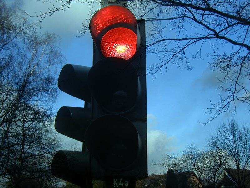 light, urban Scene, illuminated, sign, communication, showing, traffic, no people, lighting Equipment, stoplight, sky, low angle view, safety, traffic light signals