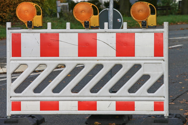 security, empty, high angle view, close-up, text, metal, nature, road block, transportation, 4K, signal, sign, traffic, blockade, road transport, shut off
