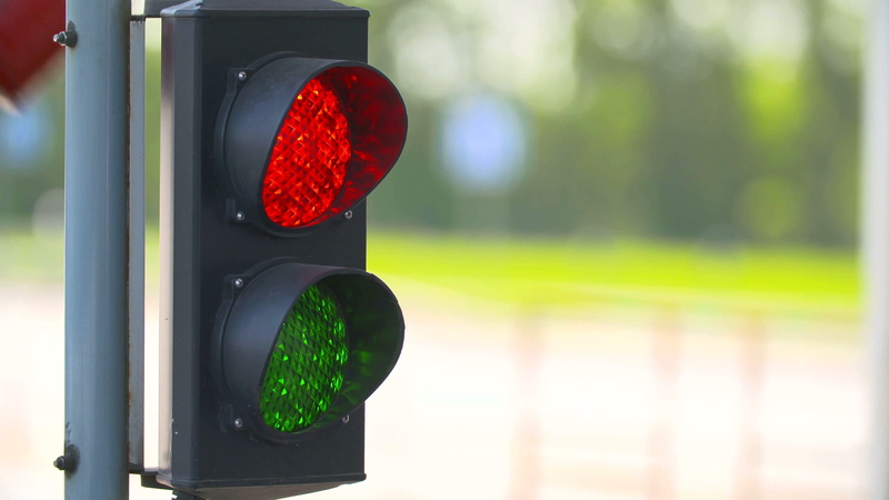 illuminated, stop sign, road, lights, transportation, outdoors, stoplight, road sign, city, traffic, safety, road signal, sign, pictures, red light, guidance