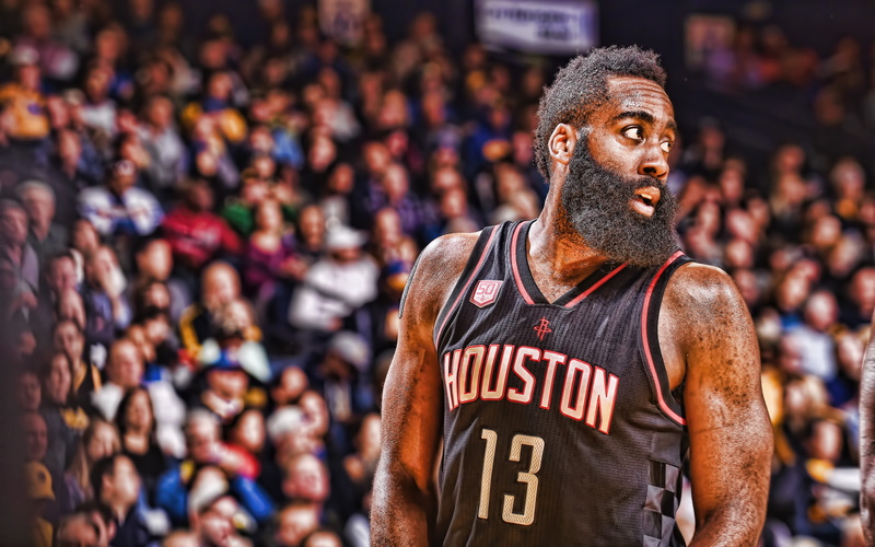NBA, Basketball, 4K, James Harden, Houston Rockets