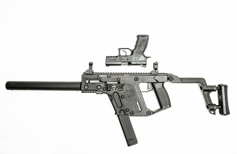 still life, security, aggression, machine gun, 1080P, handgun, Sphinx, machinery, weapon, indoors, KRISS Vector, copy space, equipment, technology, cut out