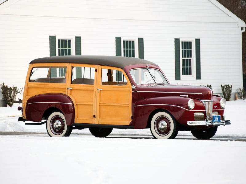 retro, stationwagon, v 8, 1941, 11a 79b, 1080P, woody, super, ford, deluxe