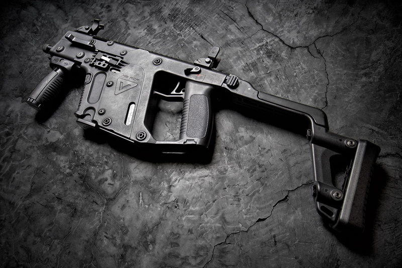 Kriss Vector, background, 1080P, 45 RBU, machine