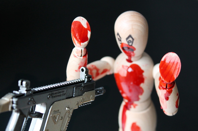 evil, festival, black background, toy, musical instrument, surrender, creativity, firearm, human body part, crime, horror, art and craft, human hand, blood