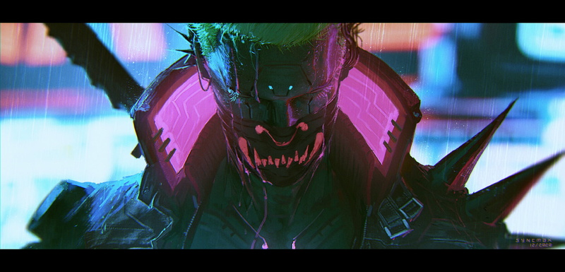 Cyberpunk 2077, fan art, digital art, colorful, video game art, artwork, ArtStation, digital painting, 1080P, cyberpunk, Yee-ling Chung