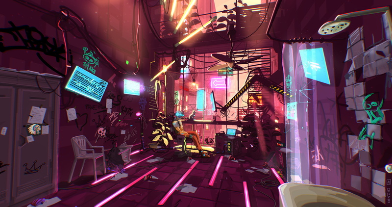 video game art, Cyberpunk 2077, digital art, 4K, digital painting, cyberpunk, futuristic, artwork, video games, fan art, ArtStation, Rui DIAS
