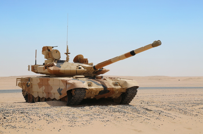 sand, T-90MS, desert, 2K, tank of the Russian Federation