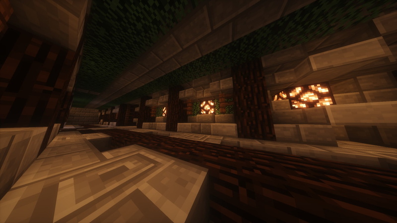 shaders, building, pattern, architecture, illuminated, steps and staircases, video games, night, no people, nature, light, Minecraft, wood - material, bench