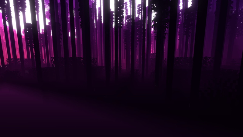 Minecraft, 1080P, shaders, purple, Minecraft nether, blue, jungle, green, colorful