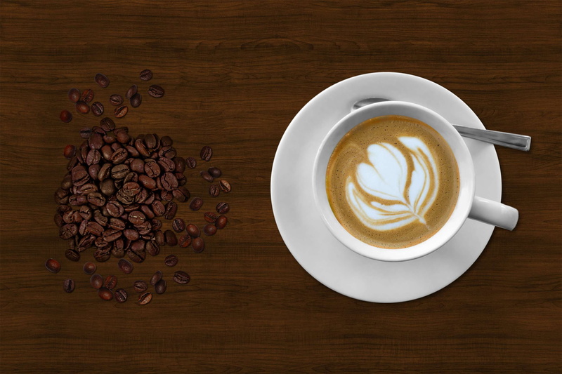 cup, coffee, porcelain, cup and saucer, foam, wood, mocha, refreshment, bean, froth art, espresso, spoon, liquid, coffee - drink, wooden, caffeine, teaspoon