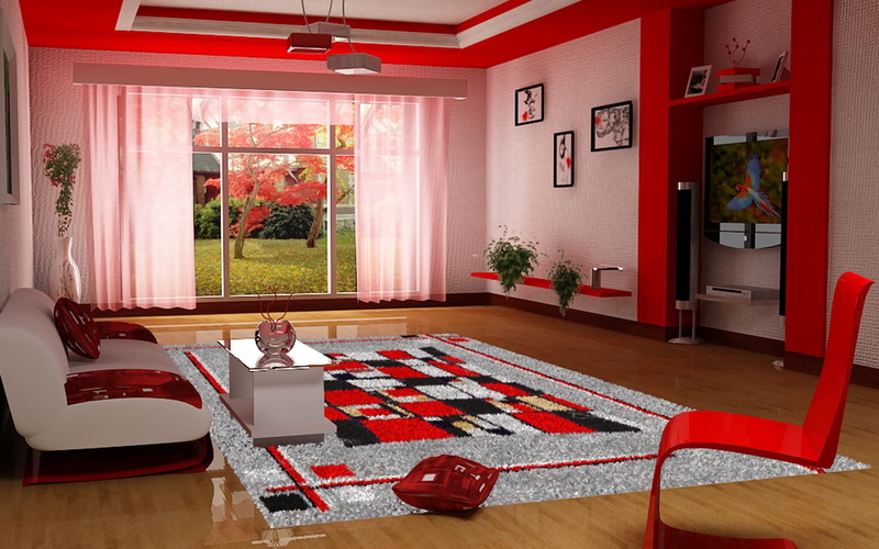house, residential Building, wood, indoors, apartment, entrance, rug, flooring, pink, home showcase interior, luxury, red, domestic Room, style, area, modern