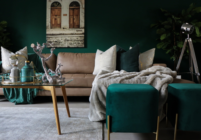 seat, window, no people, plant, furniture, building exterior, 5K, white, flooring, fashion, coffee table, day, indoors, table, home decor, cushion, couch