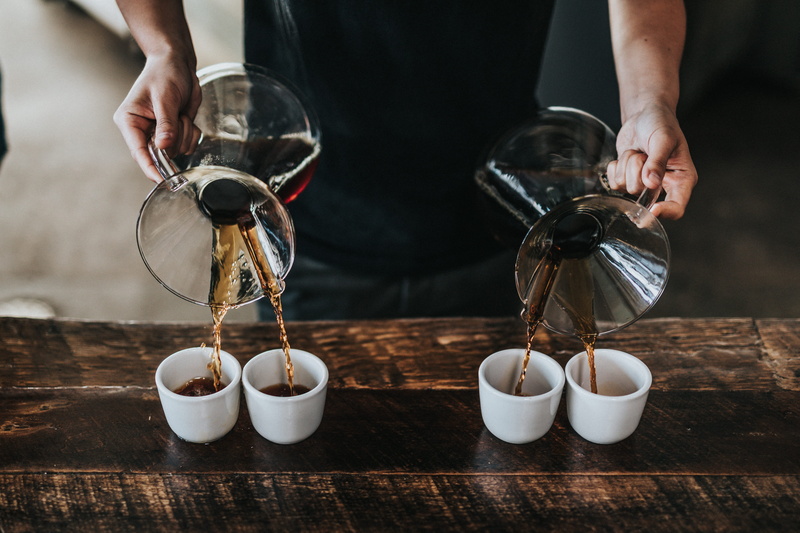 mug, refreshment, chemex, pour, teacups, hand, food and drink, drip coffee, white, tea cup, food, bar nine, pouring, ethiopium, human body part, drink