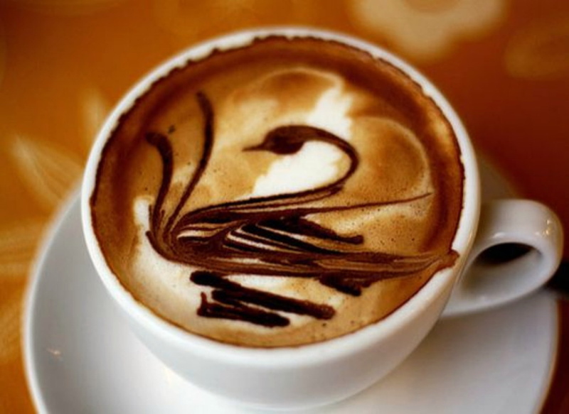 cappuccino, Swan, cafe, breakfast, hot drink, food, brown, refreshment, dairy product, food and drink, Art, no people, Swan Latte Art, mug, coffee - drink