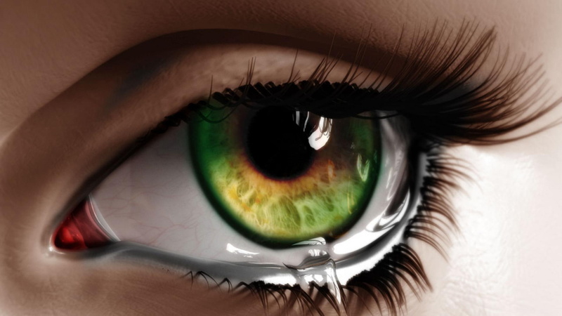omdave, hrdave, lens, contact, amit, 3d and abstract, tears, matu, eyes, green, 1080P