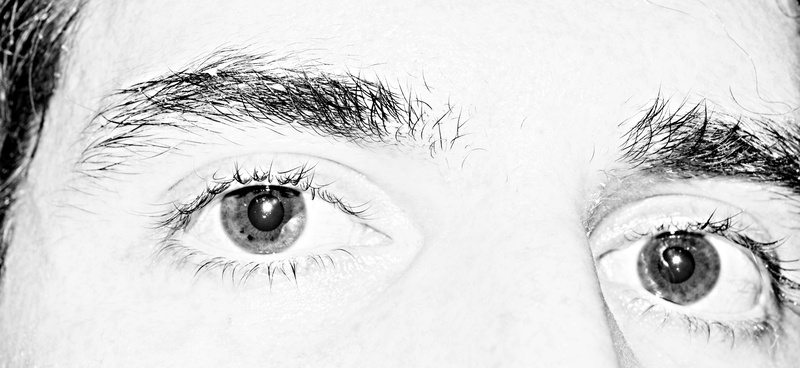 eyebrow, skin, human eye, human skin, looking at camera, iris - eye, eyeball, human body part, close, eyesight, panoramic, sensory perception, body part