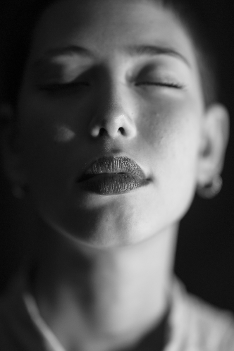 depression - sadness, fashion shoot, womens, females, beauty model, black background, overview, contact, human face, aesthetics, beautiful woman, close-up