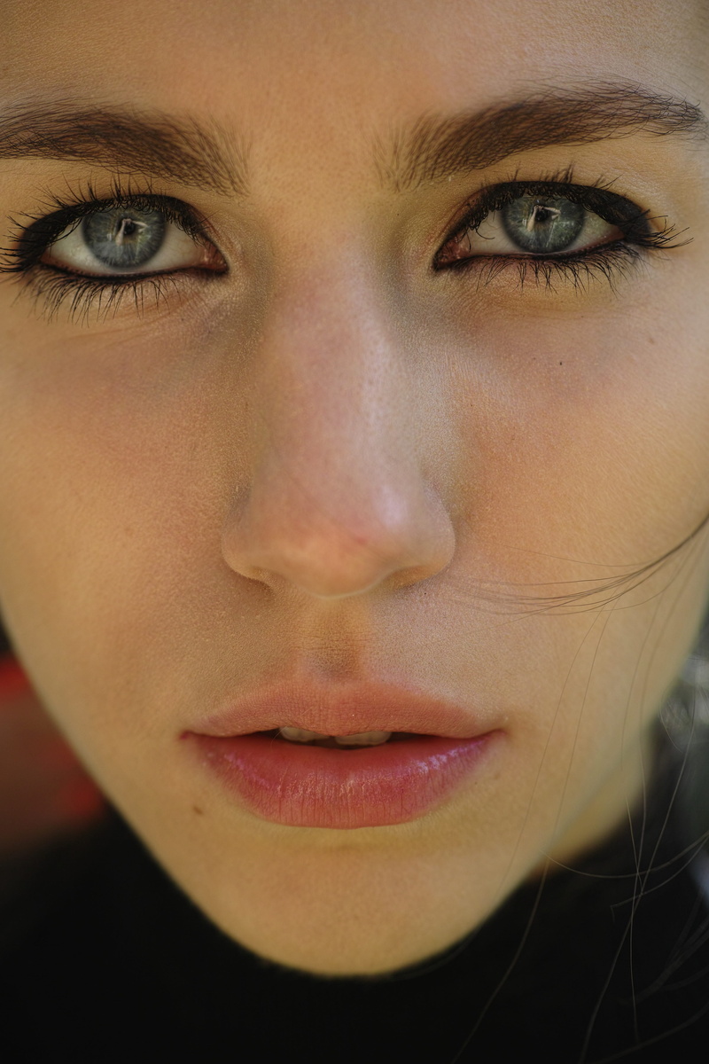 lip, young adult, eyebrow, women, front view, s, fashion shoot, aesthetics, eyelash, girl, 4K, young women, lifestyles, pretty girl, eye, one woman only