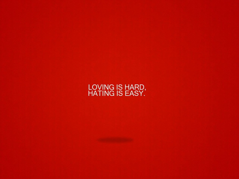 text, red background, close-up, simplicity, communication, background, hate, 720P, single word, copy space, Love, no people, indoors, western script, full frame