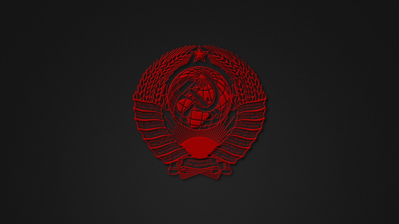 logo, black background, science, indoors, copy space, weapon, white color, heart shape, red, USSR, computer Graphic, 1080P, sign, symbol, black color