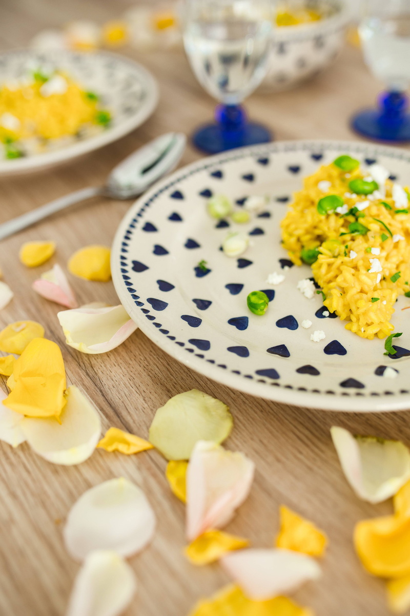 temptation, vegetable, supper, Risotto, hearts, kitchen utensil, freshness, blue, serving size, rice, healthy Eating, slice, selective focus, cute, blue hearts