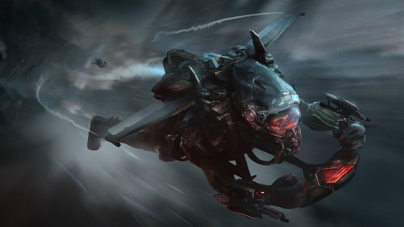 Jetpack, Men, 1080P, Suit, Sci Fi