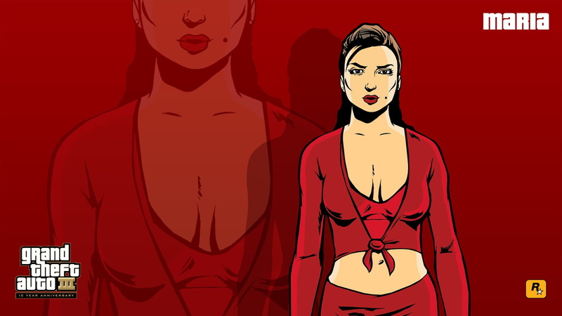 theft, auto, rockstar, grand, games, 1080P, maria, iii, anniversary