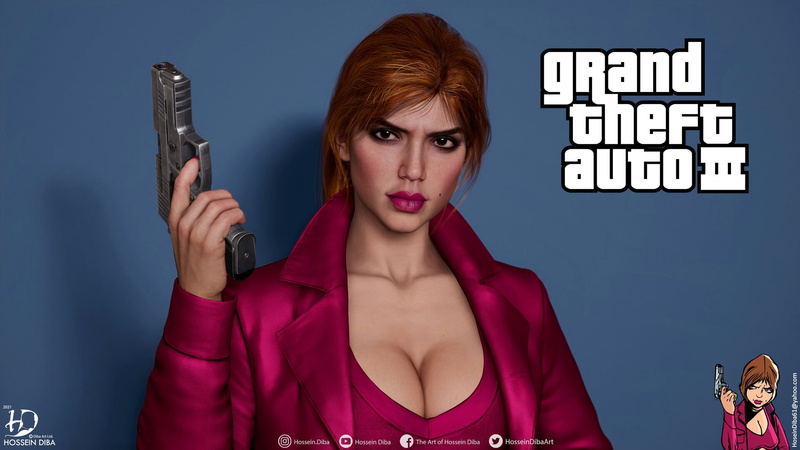 Hossein Diba, 1080P, Games posters, Grand Theft Auto III, Rockstar Games