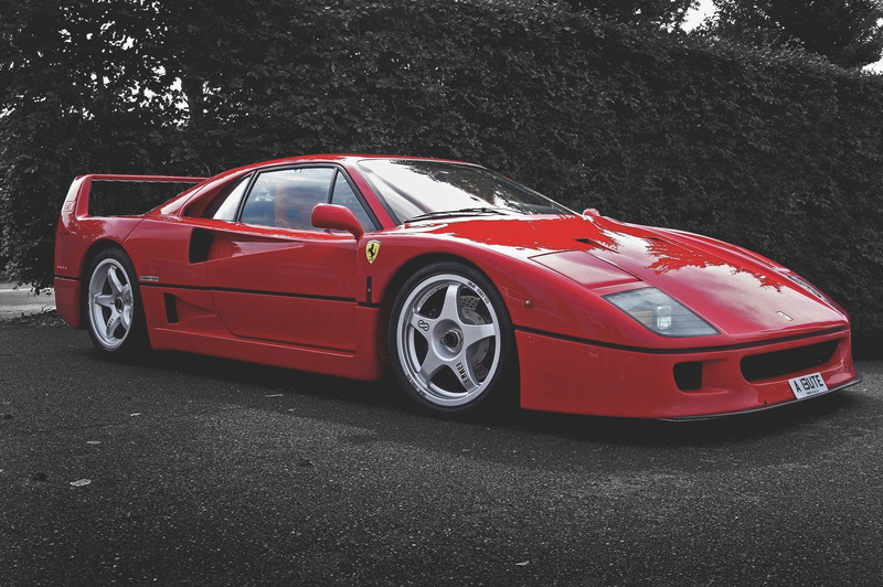 F40, Car, Red, F 40, Ferrari, 2K, Machine