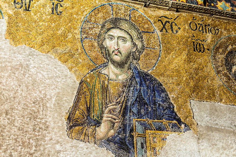 men, christ, art and craft, one man only, Orient, hagia sofia, human representation, mural, Islam, adult, Istanbul, spirituality, craft, face, representation