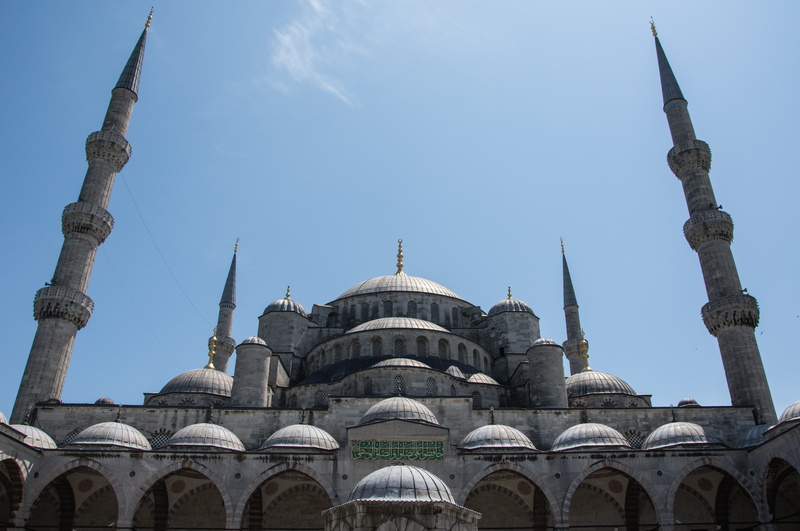 nature, no people, 5K, mosque, architecture, belief, islam, building, landmark, turkey, minaret, building exterior, built structure, religion, place of worship