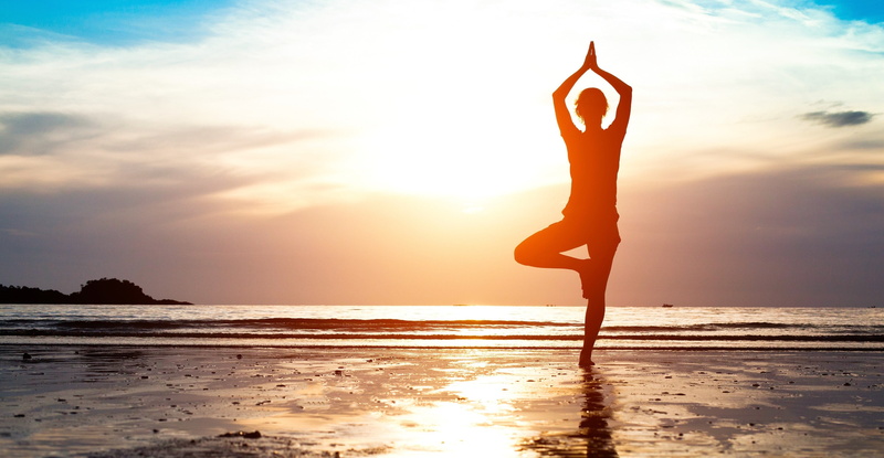 sea, nature, yoga 4k amazing hd, relaxation, exercising, relaxation exercise, 4K, beauty in nature, human body part, human arm, sport, sun, sky, limb